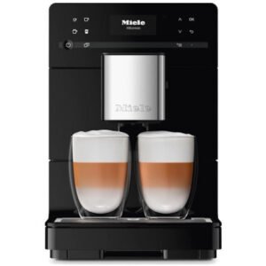 Miele Silence Freestanding Bean to Cup Countertop Coffee Machine - Obsidian Black | CM5310