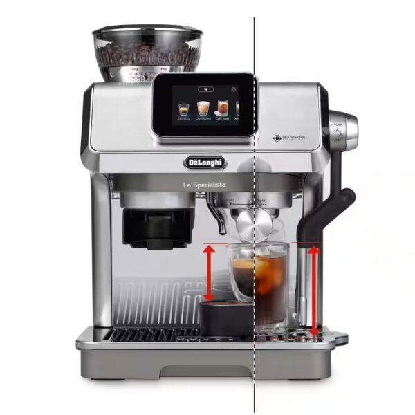Delonghi La Specialista Touch Bean to Cup Espresso Coffee Machine - Metal | EC9455.M - Image 2