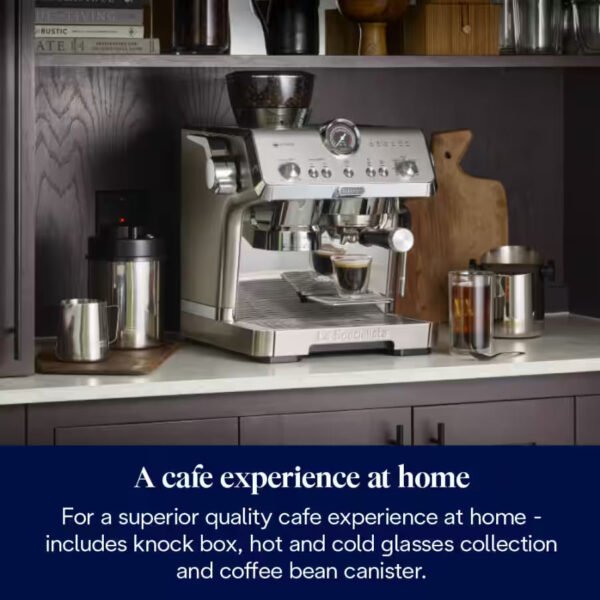 DeLonghi Bean to Cup Coffee Machine With La Specialista Opera Home Cafe Kit - Metal | EC9555.M - Image 9