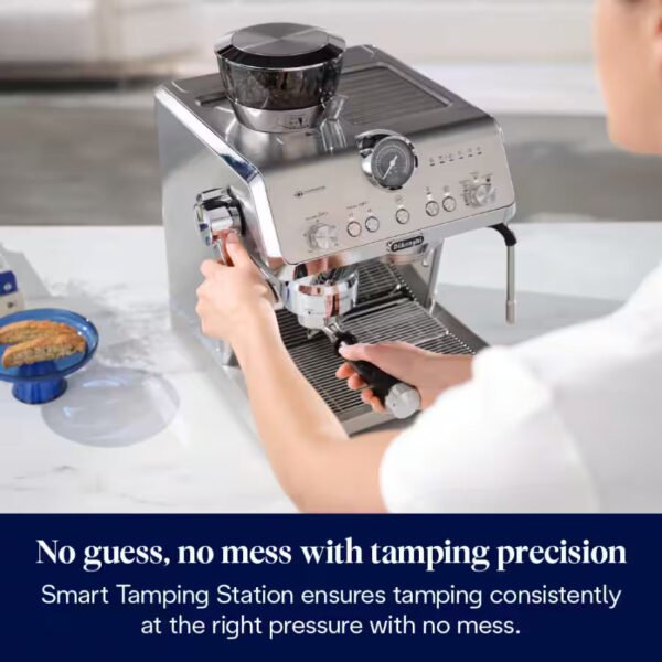DeLonghi Bean to Cup Coffee Machine With La Specialista Opera Home Cafe Kit - Metal | EC9555.M - Image 6
