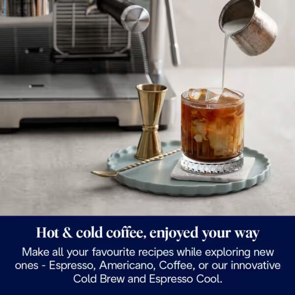 DeLonghi Bean to Cup Coffee Machine With La Specialista Opera Home Cafe Kit - Metal | EC9555.M - Image 2