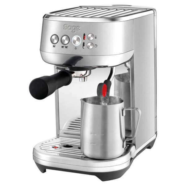 Sage The Bambino Plus Coffee Machine - Brushed Stainless Steel | SES500BSS4GUK1 - Image 2