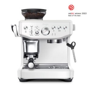 Sage The Barista Express Impress Coffee Machine - Sea Salt | SES876SST4GUK1