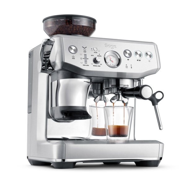 Sage The Barista Express Impress Coffee Machine - Sea Salt | SES876SST4GUK1 - Image 2