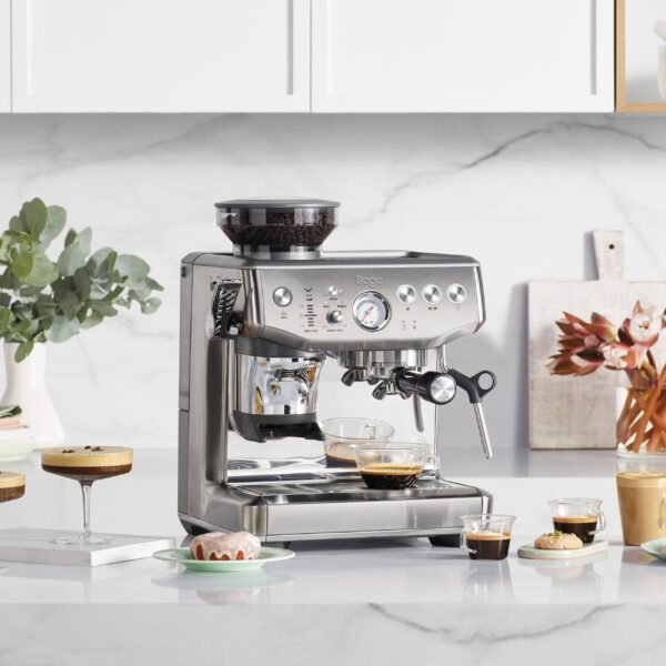 Sage The Barista Express Impress Coffee Machine - Sea Salt | SES876SST4GUK1 - Image 6