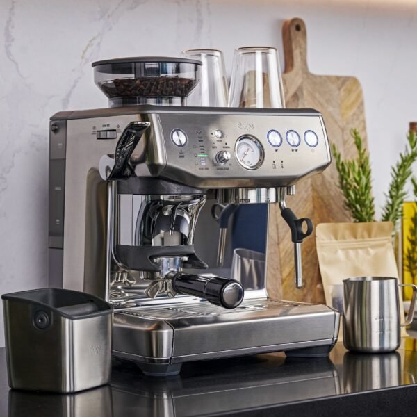 Sage The Barista Express Impress Coffee Machine - Sea Salt | SES876SST4GUK1 - Image 7