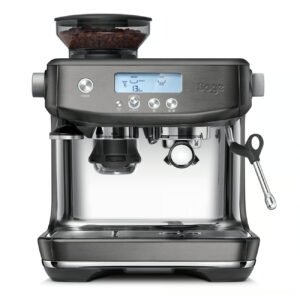 Sage The Barista Pro Espresso Coffee Machine - Black Stainless Steel | SES878BST4GUK1