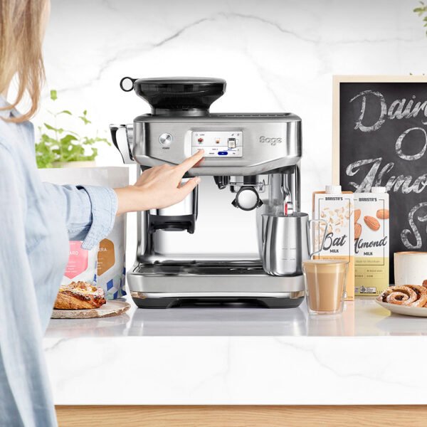 Sage The Barista Touch Impress 2L Bean To Cup Coffee Machine - Black Stainless Steel | SES881BST4GUK1 - Image 12