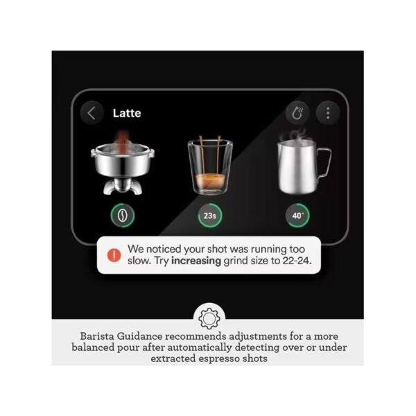 Sage Oracle Jet Automatic Bean to Cup Coffee Machine - Black Truffle | SES985BTR4GUK1 - Image 8
