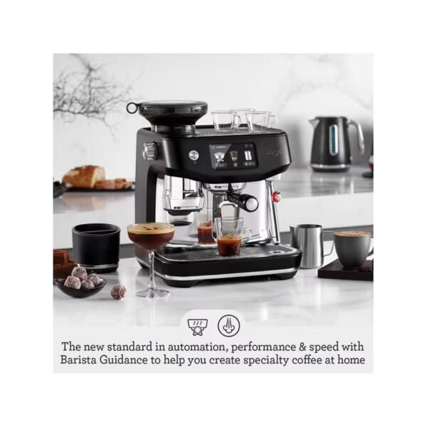 Sage Oracle Jet Automatic Bean to Cup Coffee Machine - Black Truffle | SES985BTR4GUK1 - Image 6