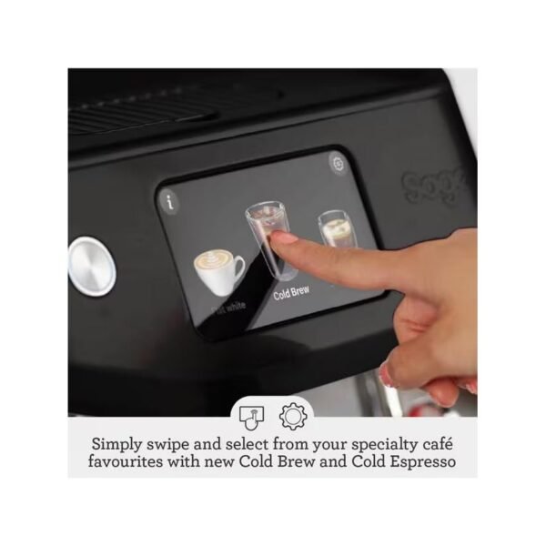 Sage Oracle Jet Automatic Bean to Cup Coffee Machine - Black Truffle | SES985BTR4GUK1 - Image 5