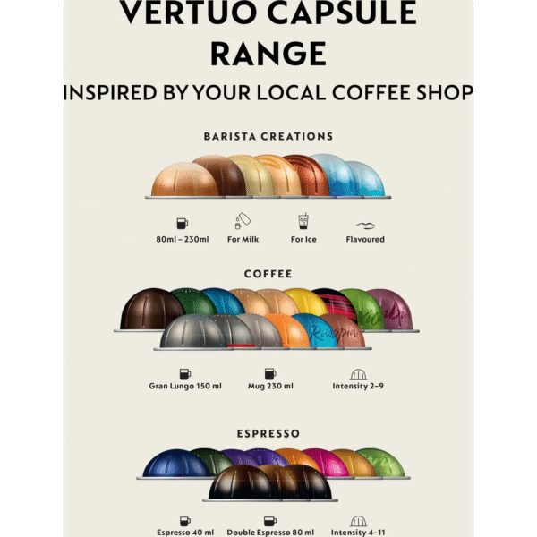 Krups Nespresso Vertuo Pop Pod Coffee Machine - Red | XN920540 - Image 6