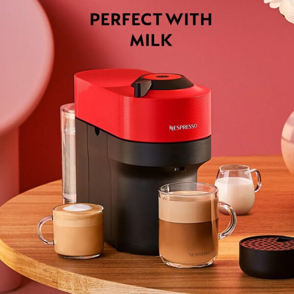 Krups Nespresso Vertuo Pop Pod Coffee Machine - Red | XN920540 - Image 2