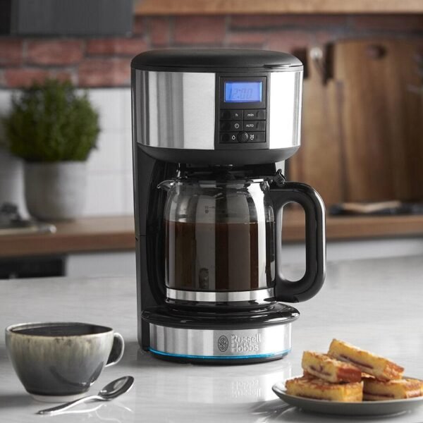 Russell Hobbs 1.25L Buckingham Filter Coffee Maker - Stainless Steel | 20680 - Image 2