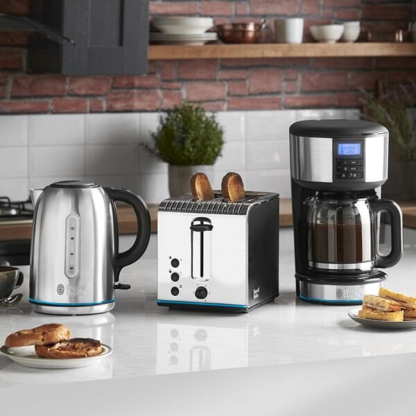 Russell Hobbs 1.25L Buckingham Filter Coffee Maker - Stainless Steel | 20680 - Image 3